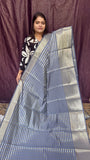 KATTAN SILK SAREE ( Grey)