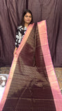 KATTAN SILK SAREE ( Brown )