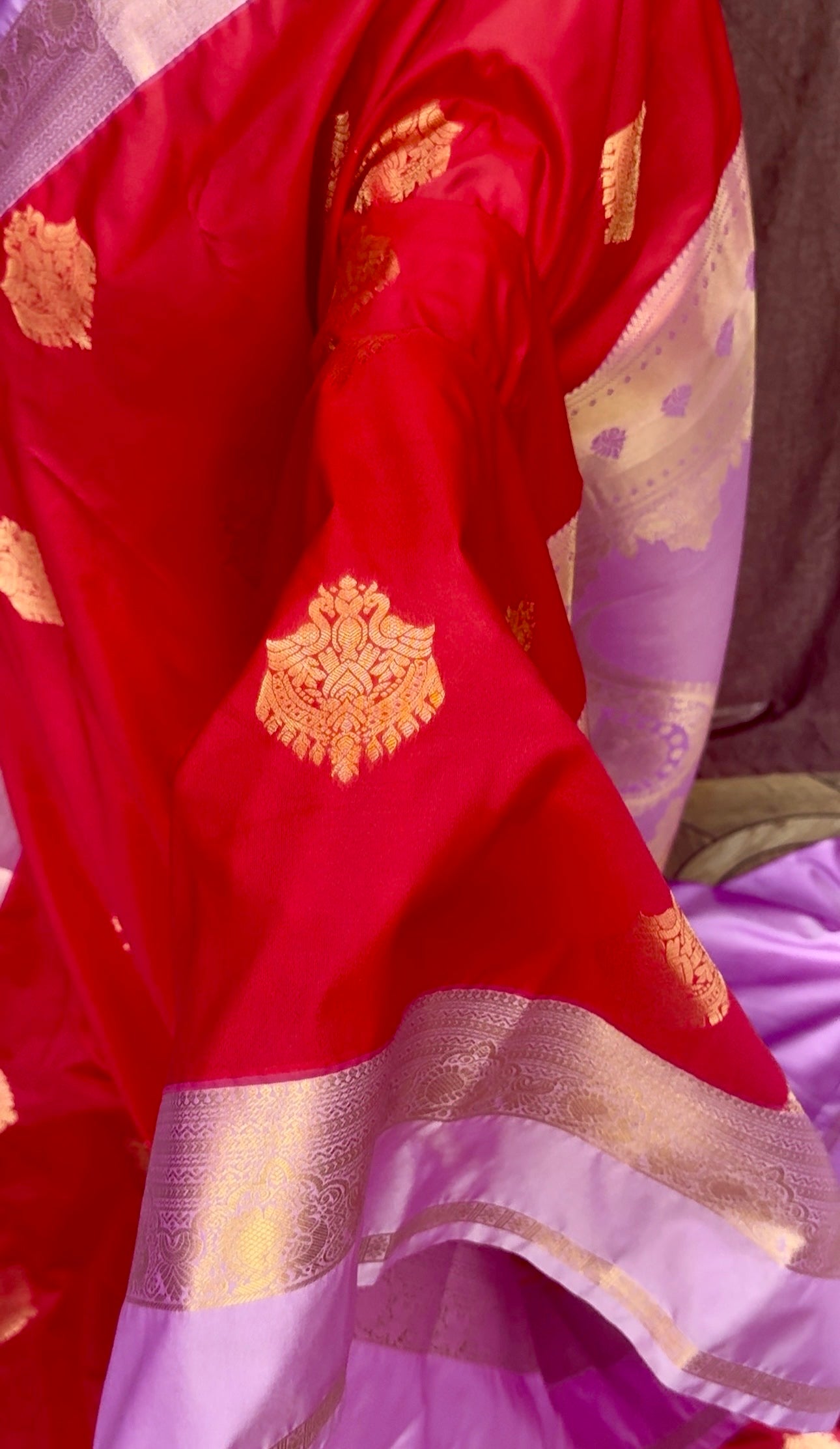 Kanchi Silk saree ( heliotrope Clr) / Pre Booking 2 Week dispatch