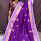 KANCHI SILK SAREE ( SILK CUT PURPLE)