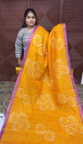LINEN COTTON SAREE (y)