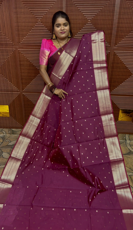 BANARASI SOFT SILK SAREE (pu)
