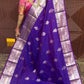 PREMIUM KANCHI SILK SAREE ( Deep Violet)pre booking 15 days dispatch