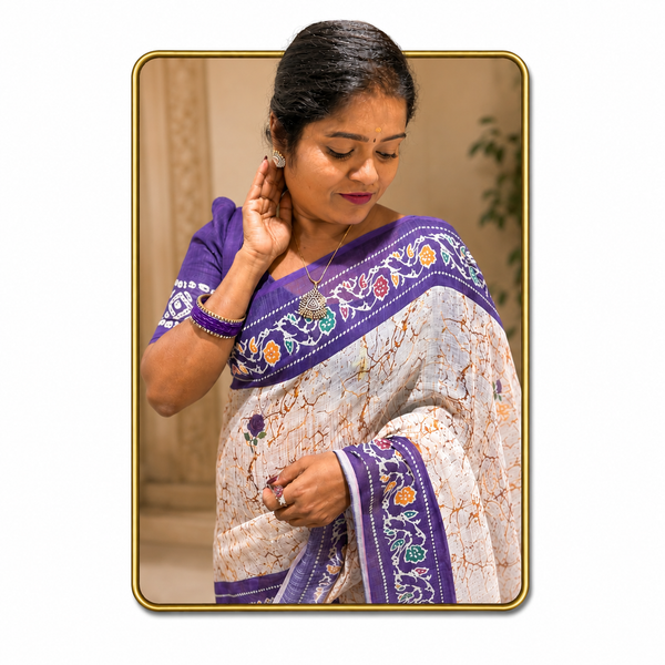 LINEN COTTON SAREE