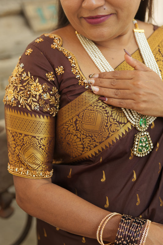 KANCHI SILK SAREE (bb)(2 WEEKS DISPATCH)