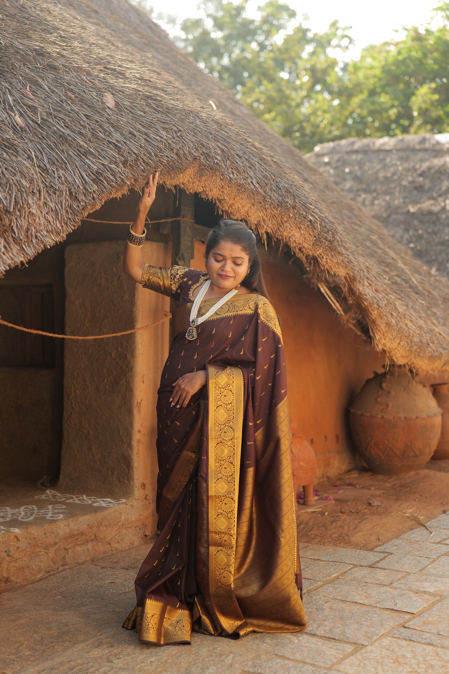 KANCHI SILK SAREE (bb)