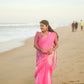 LINEN COTTON SAREE (P)