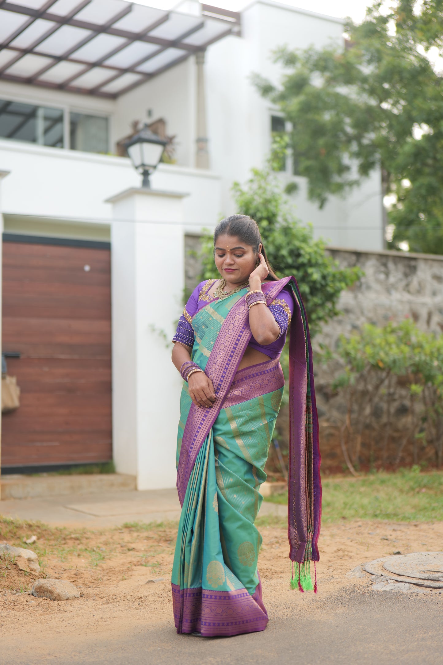 KANCHI SOFT SILK SAREE ( Mai b)