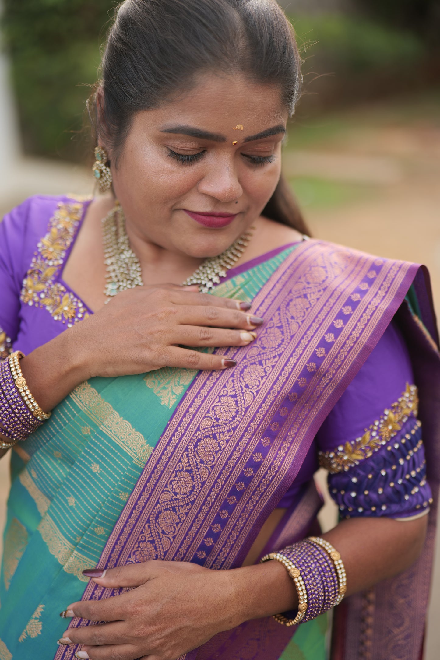 KANCHI SOFT SILK SAREE ( Mai b)