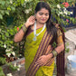 BANARASI SOFT SILK SAREE (GRASS GREEN )