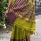 BANARASI SOFT SILK SAREE (GRASS GREEN )