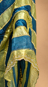 DESIGNER SAREE ( Elegant Teal and Olive )