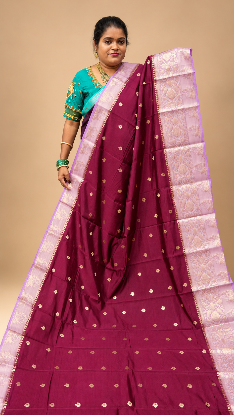 WARM SILK SAREE ( M/ P)