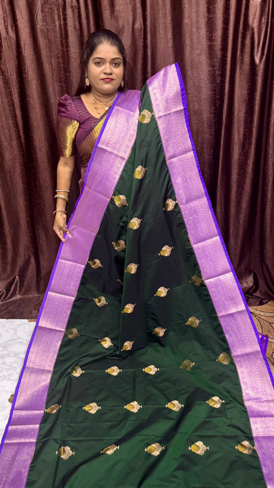 kanchi silk saree ( bg) 1