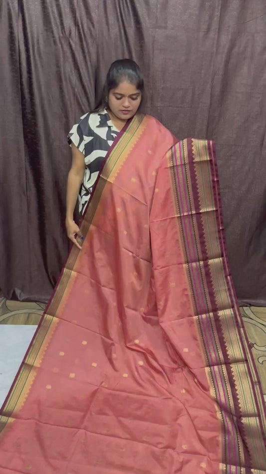 Traditional Retta Petta Soft Silk saree