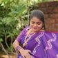 KANCHI SOFT SILK SAREE ( dark ) vo