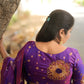 KANCHI SOFT SILK SAREE ( dark ) vo