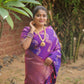 KANCHI SOFT SILK SAREE ( dark ) vo