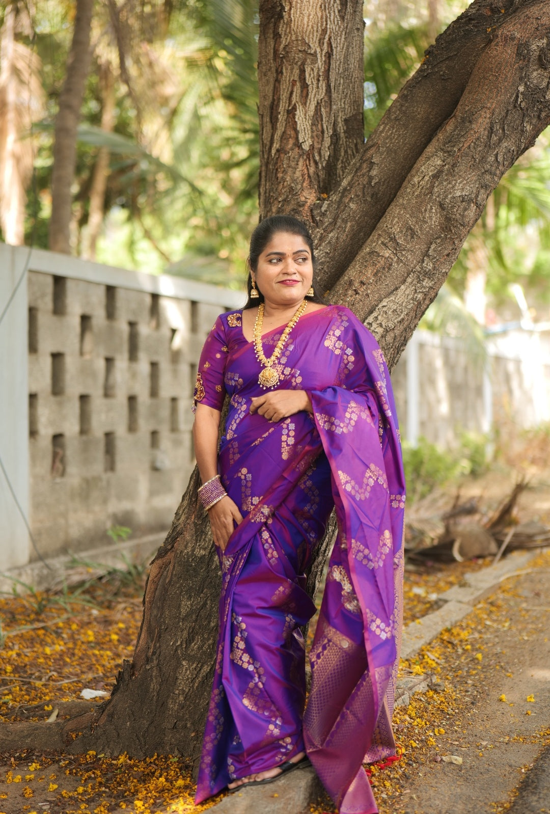 KANCHI SOFT SILK SAREE ( dark ) vo