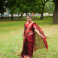 KHADI COTTON SAREE (copper)